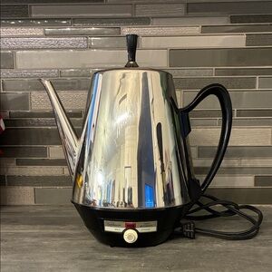 Vintage Sunbeam  Electric Coffee Percolator 12 Cups Capacity